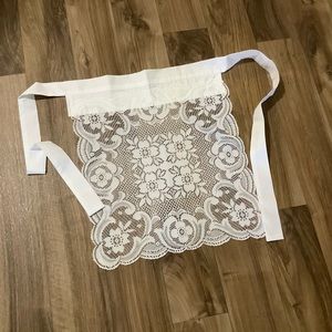 New Eyelet Apron for Women Costume Apron for Octoberfest Lace Apron Dirndl